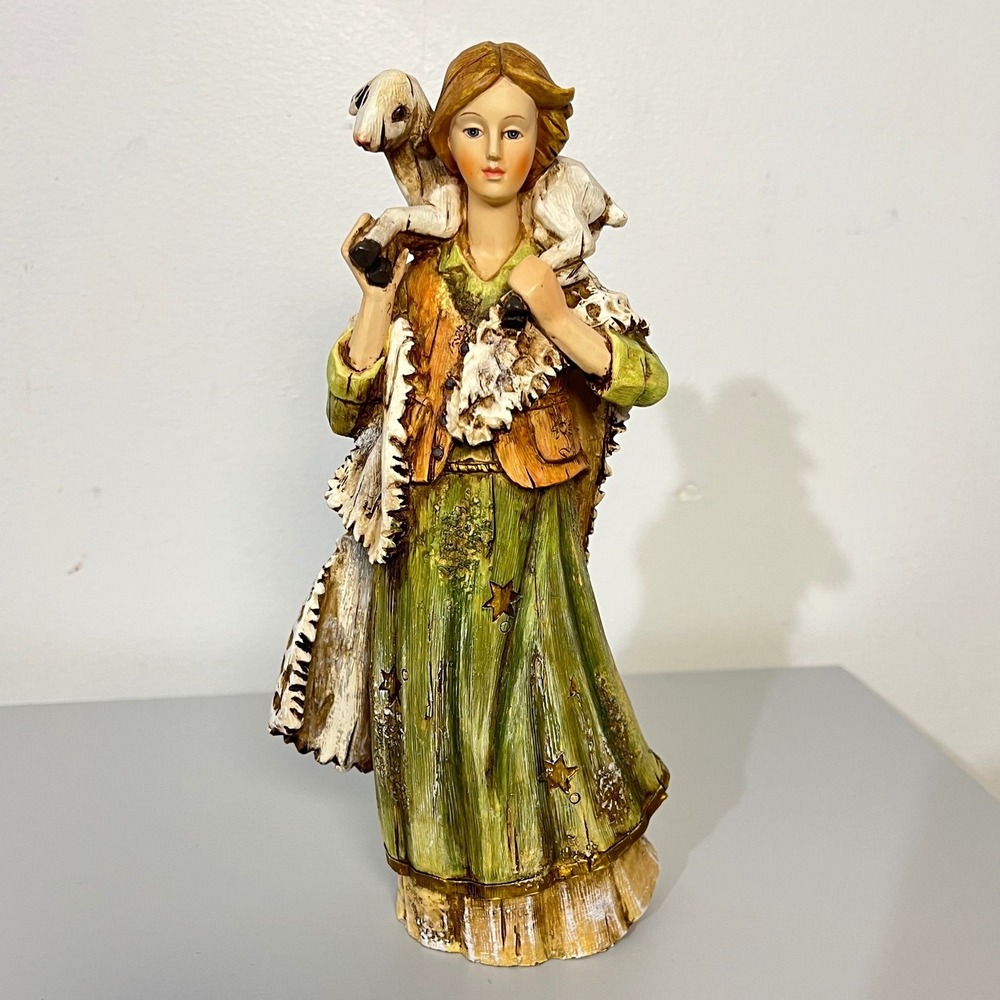 Vintage‎ 2004 Roman Inc Shepard With Lamb Nativity Replacement Figure